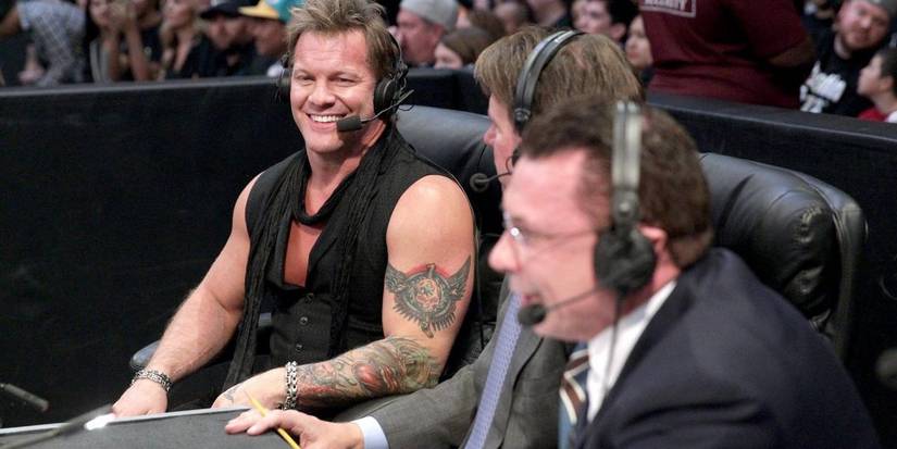 Chris Jericho on commentary for WWE Cropped