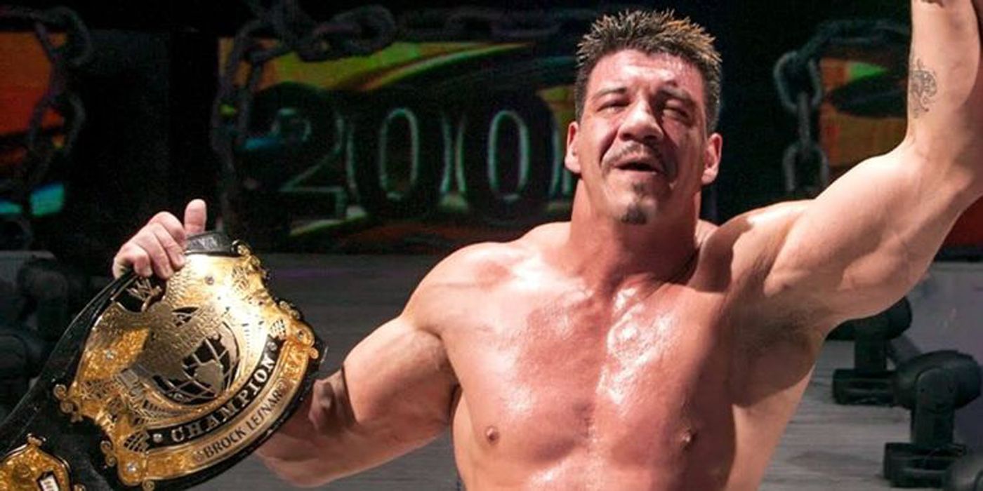 Eddie Guerrero as the WWE Champion in 2004.