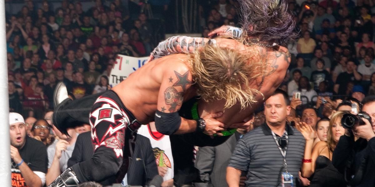 Edge v Jeff Hardy Judgment Day 2009 Cropped