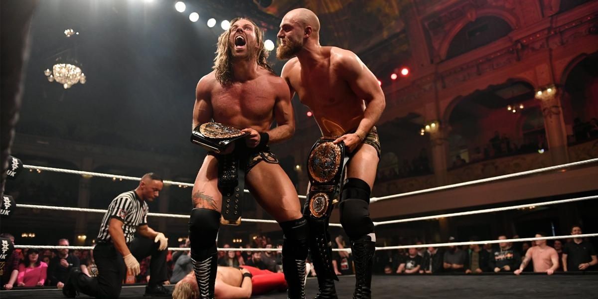 James Drake & Zack Gibson NXT UK Tag Team Champions Cropped