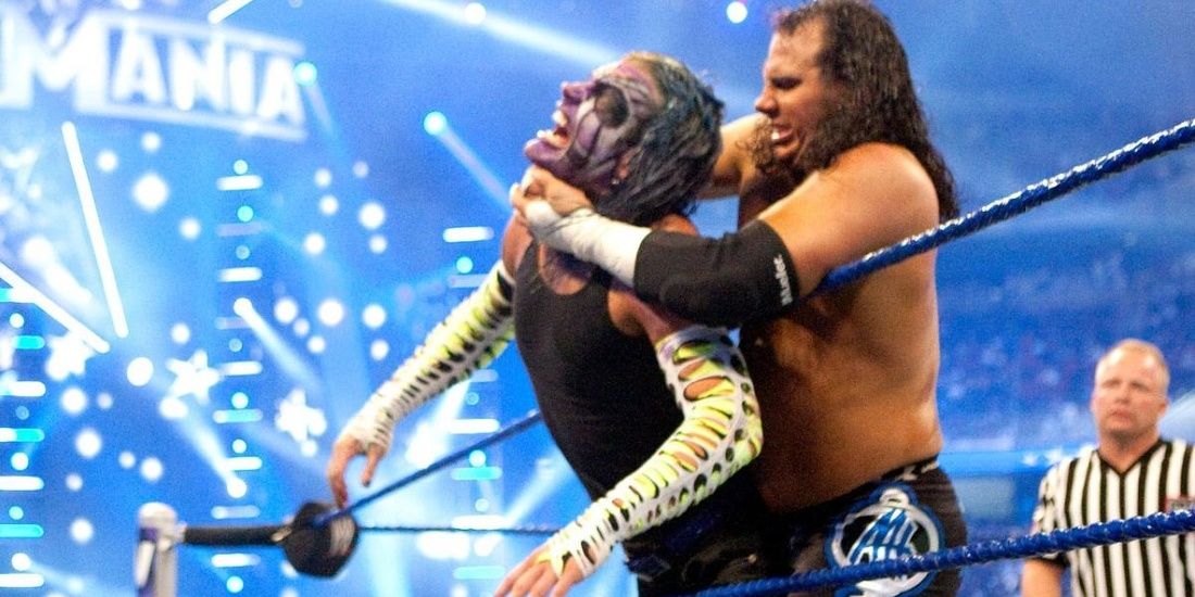 Jeff Hardy vs Matt Hardy at WresteMania 25 Cropped