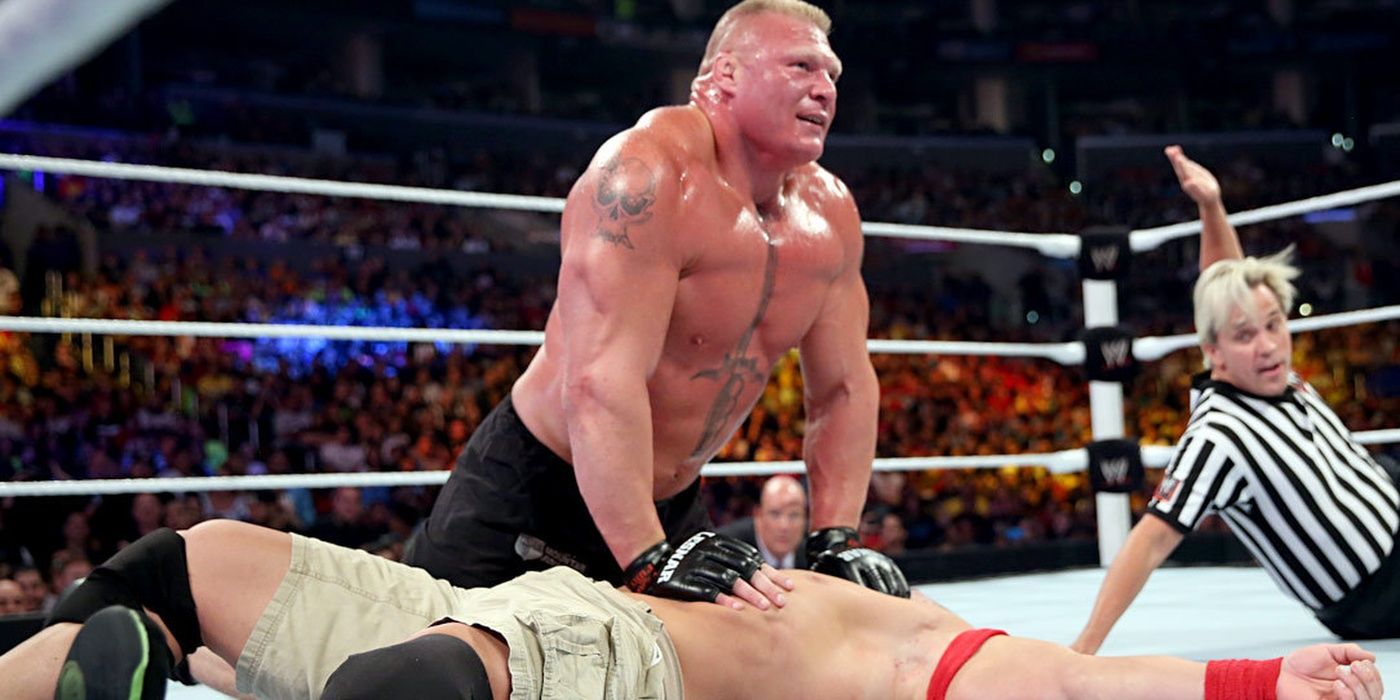 John Cena Vs Brock Lesnar Cropped