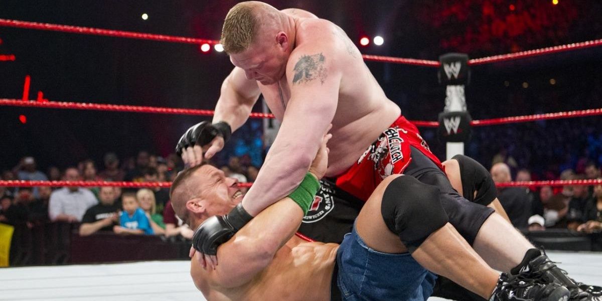 John Cena v Brock Lesnar Extreme Rules 2012 Featured Image Cropped