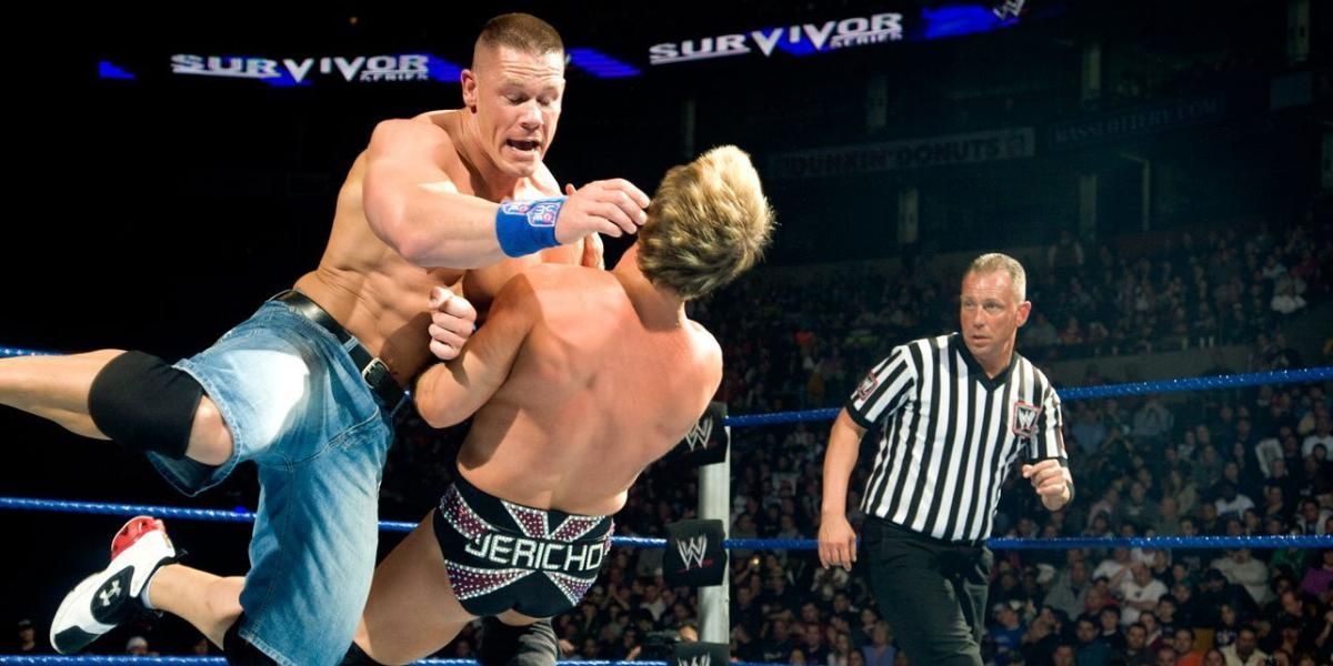John Cena v Chris Jericho Survivor Series 2008 Cropped
