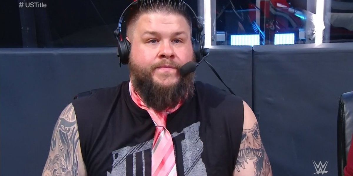Kevin Owens on commentary Cropped