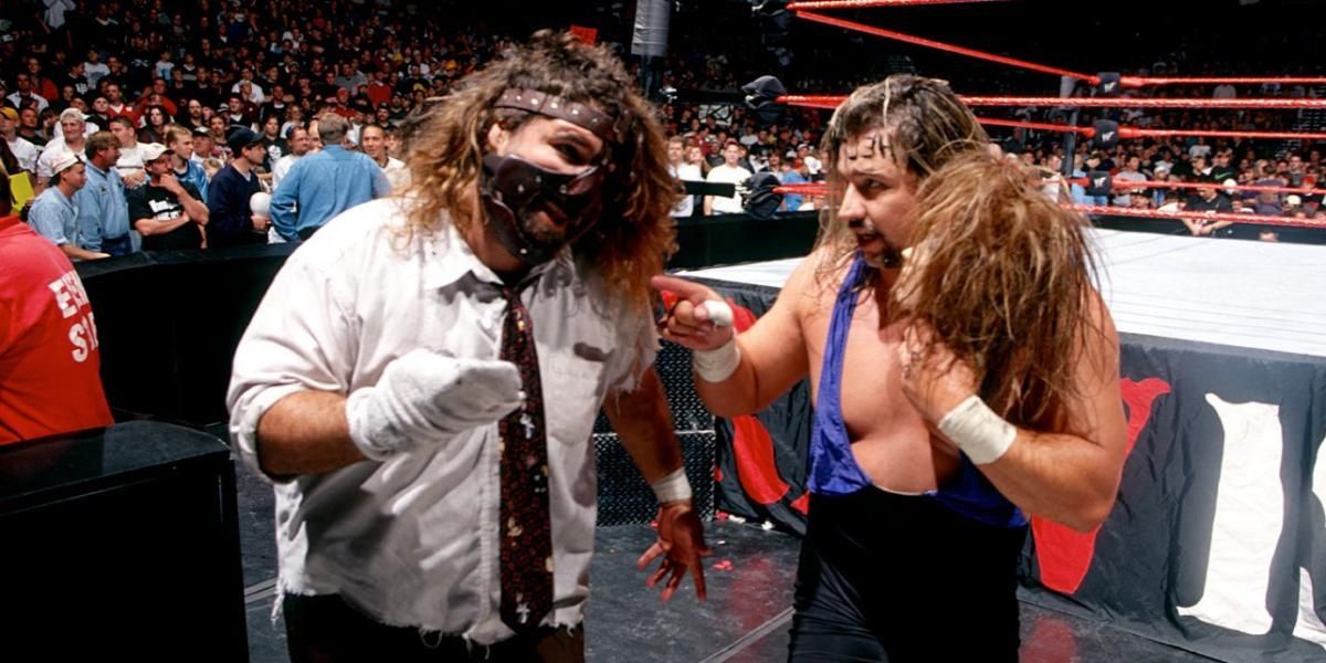 Mankind and Al Snow Tag Team Champions Cropped
