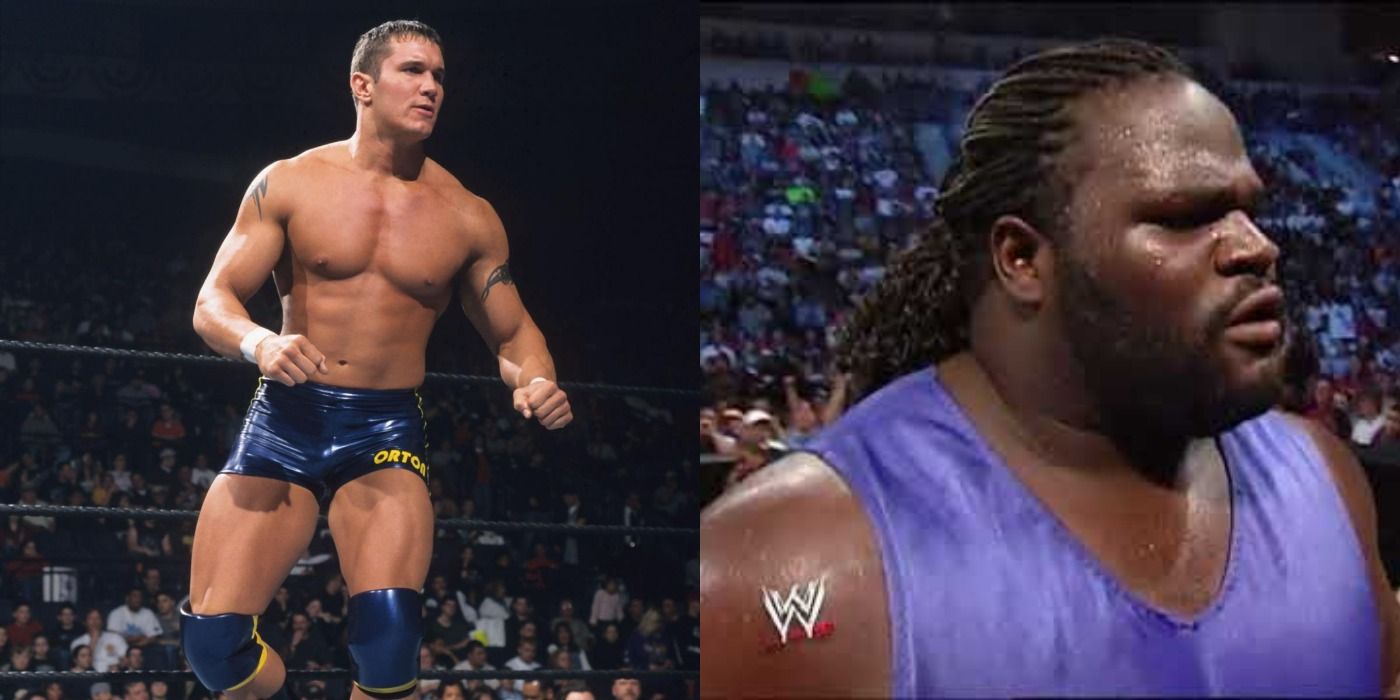 Randy Orton and Mark Henry from 2002