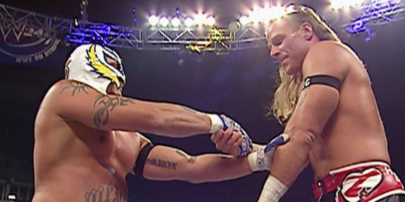 Rey Mysterio Vs Shawn Michaels Cropped