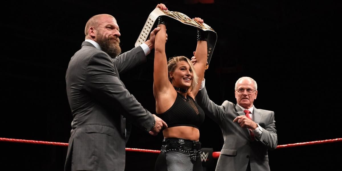 Rhea Ripley NXT UK Women's Champion Cropped