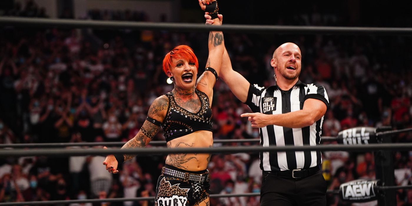 Ruby Soho wins the AEW All Out 2021Casino Battle Royale.