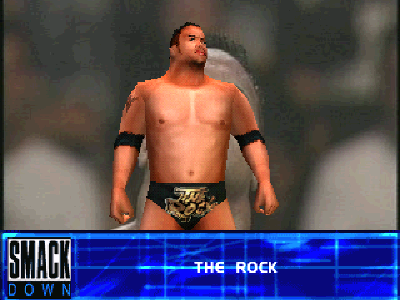 The Rock Smackdown 2 PS1 Entrance