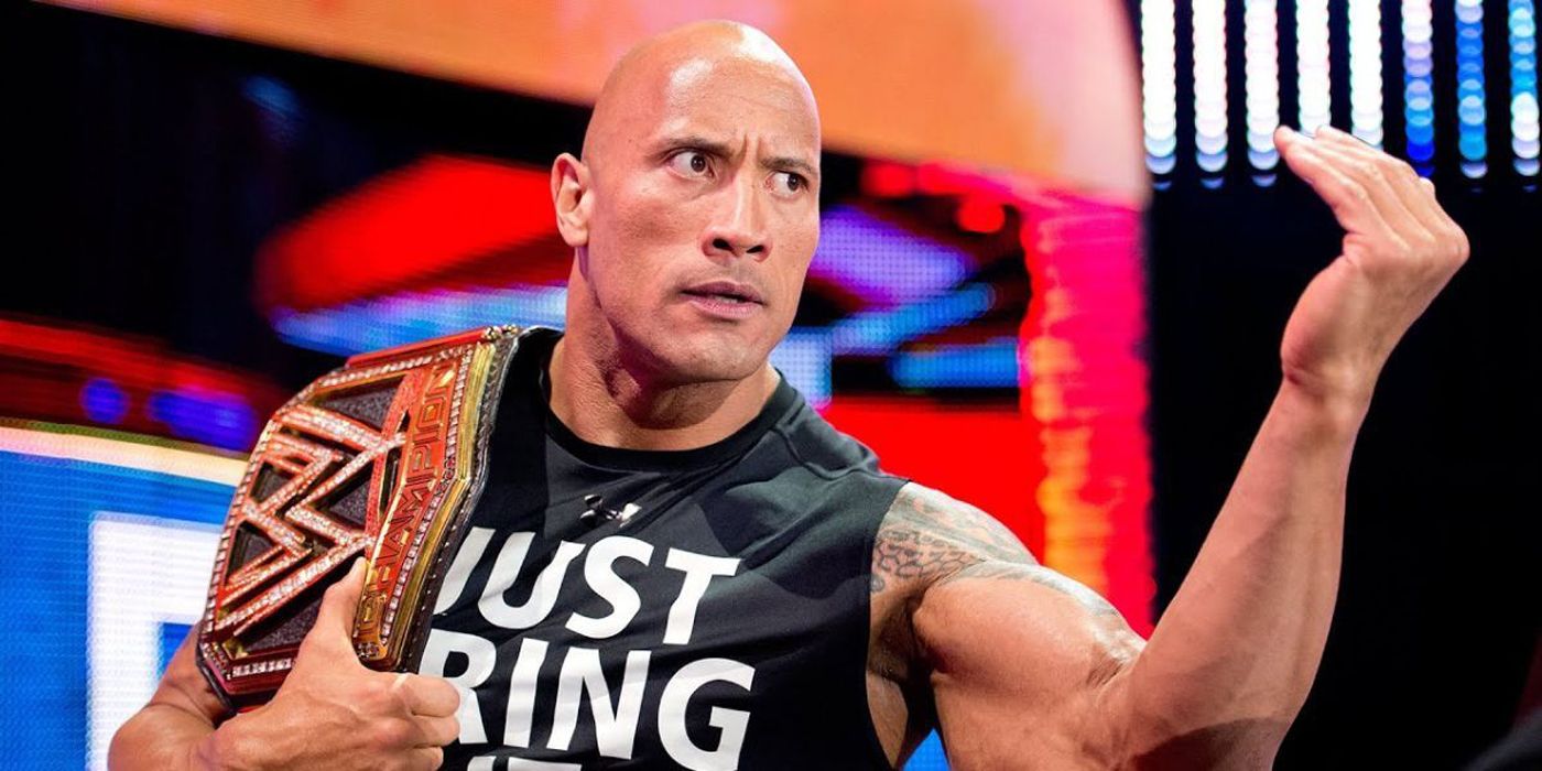 The Rock in WWE.