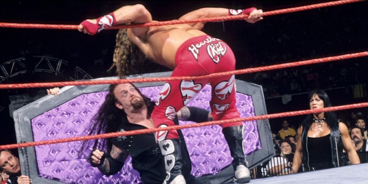 The Undertaker Vs Shawn Michaels Casket Match