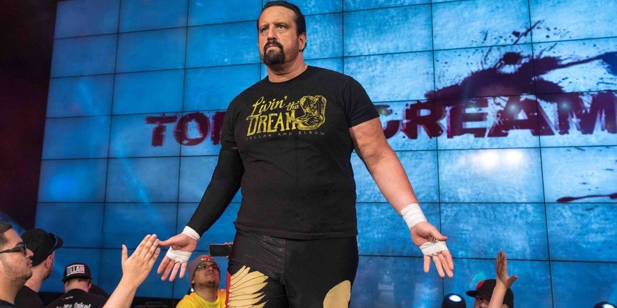 Tommy Dreamer makes his entrance Cropped