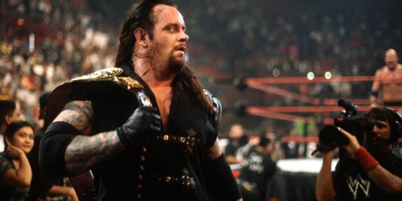 Undertaker as WWE champion at Fully Loaded.