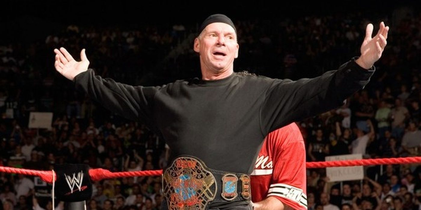 Vince McMahon as ECW Champion 