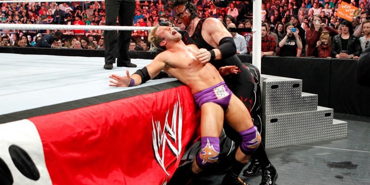 Zack Ryder and Kane wrestling Cropped