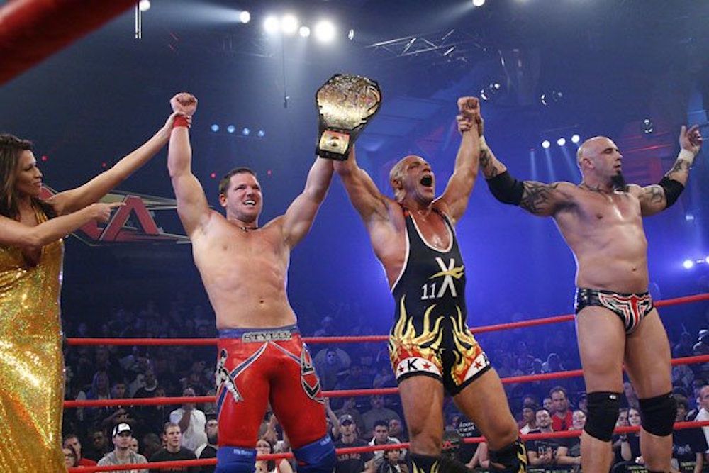 Impact Wrestling's Angle Alliance: AJ Styles, Kurt Angle, and Tomko