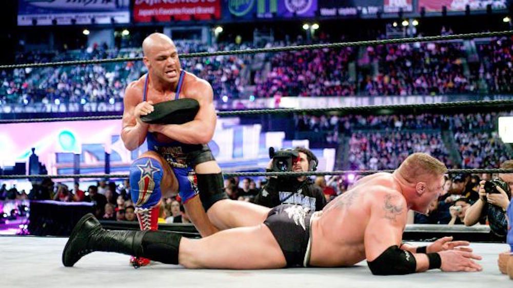 Kurt Angle vs. Brock Lesnar (WrestleMania 19, 3/30/2003)