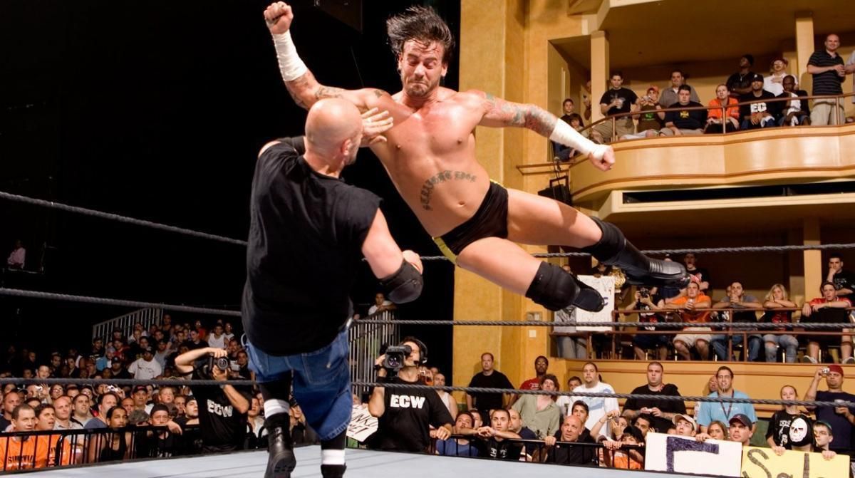 CM Punk's ECW debut against Justin Credible