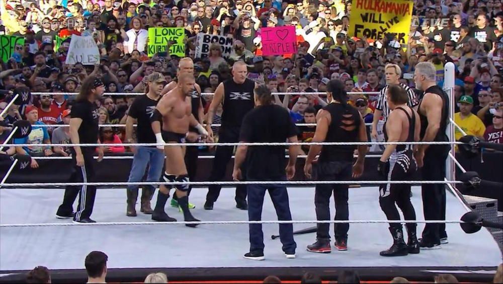 D-Generation X faces off with the New World Order at WrestleMania 31