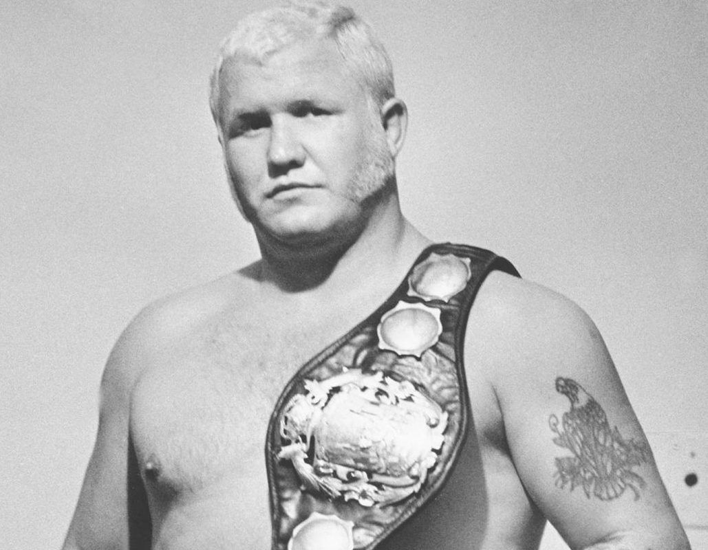 Harley Race with the NWA United States Championship