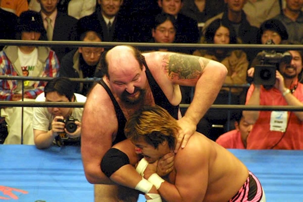 John Tenta vs. Satoshi Kojima in AJPW