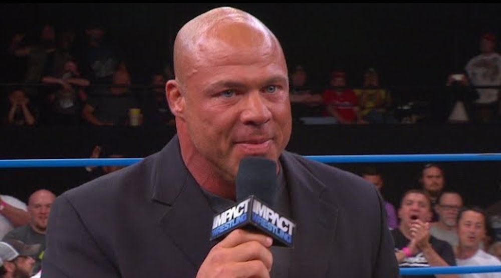 Kurt Angle as an authority figure in Impact Wrestling