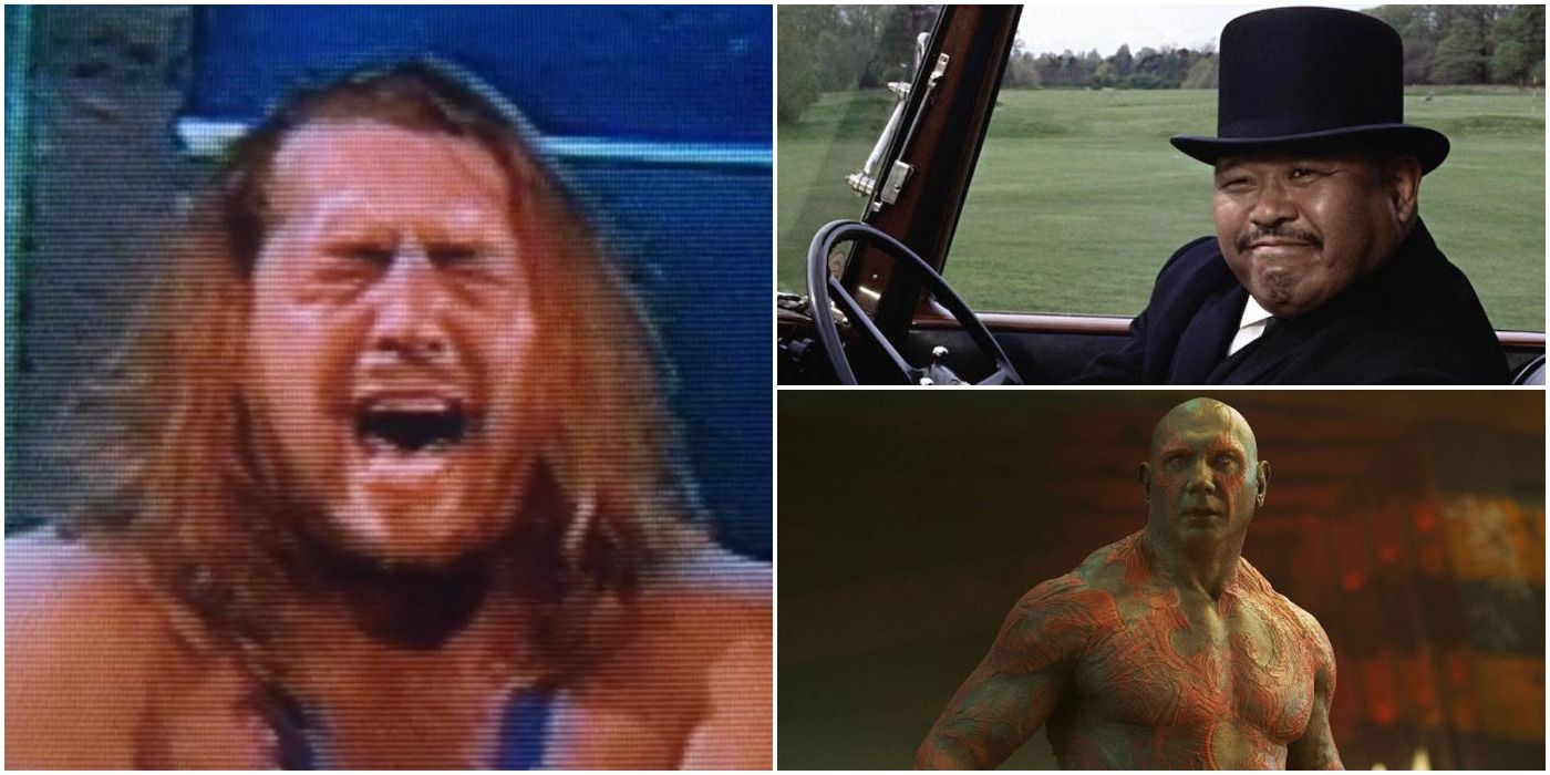 Paul Wight, Tosh Togo, and Batista in their most iconic movie roles