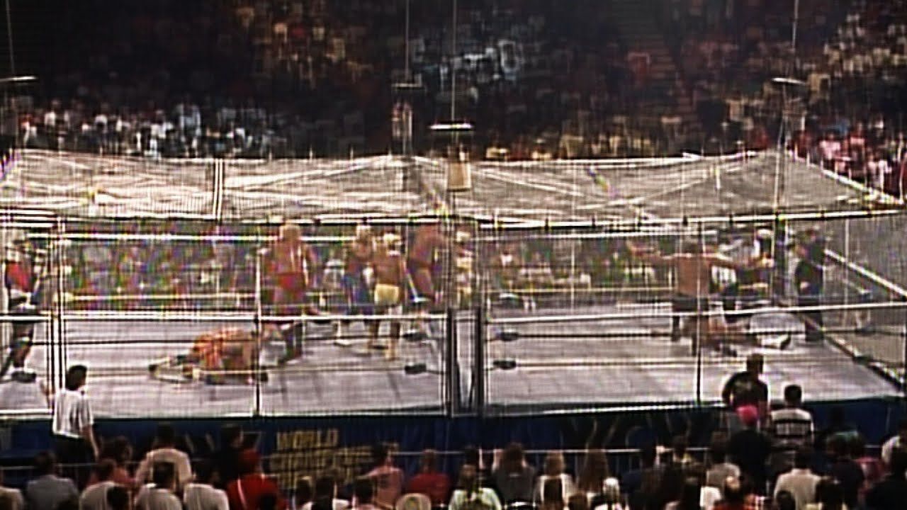 WCW's WarGames match