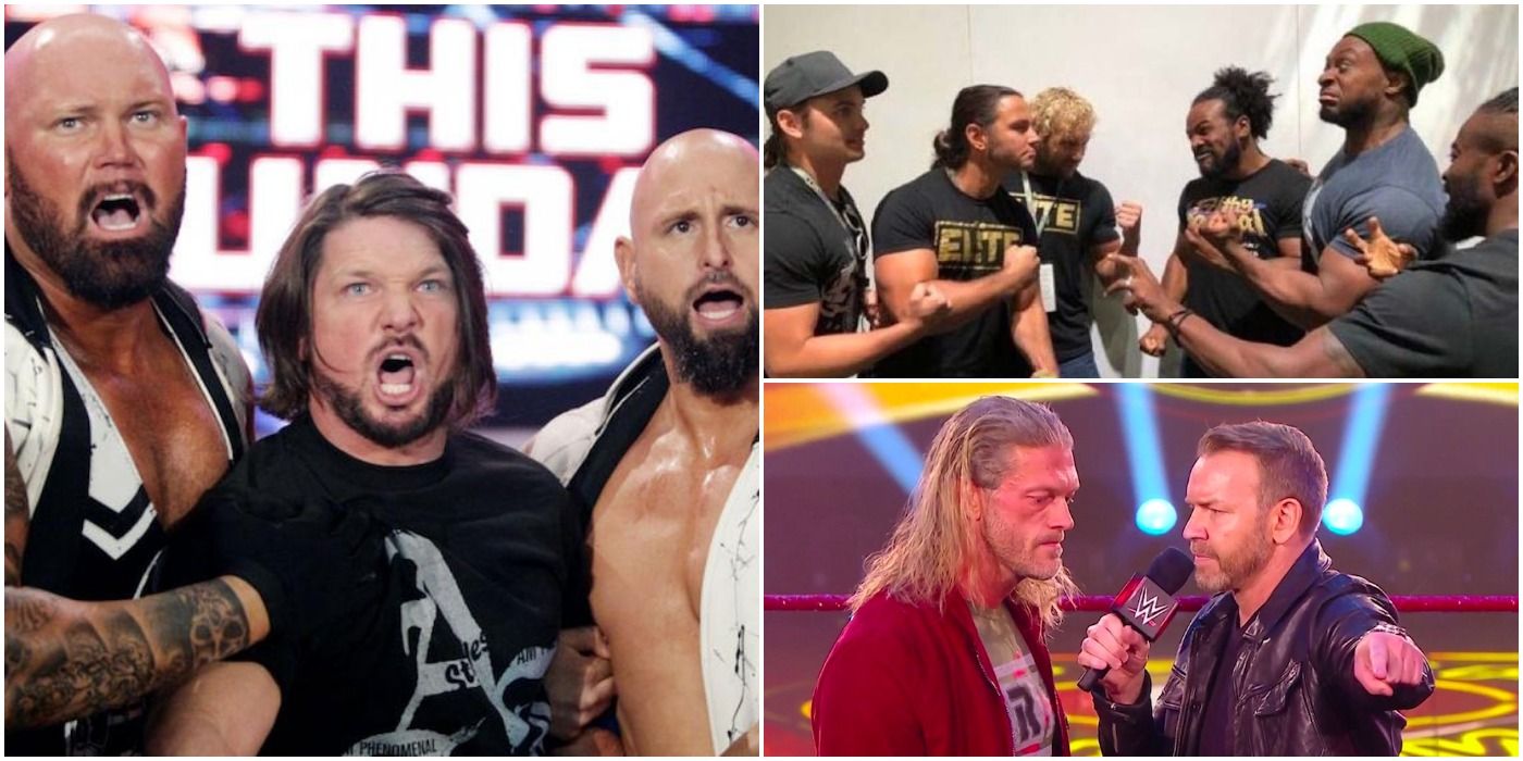 WWE: The Club, The Elite, The New Day, Edge, and Christian