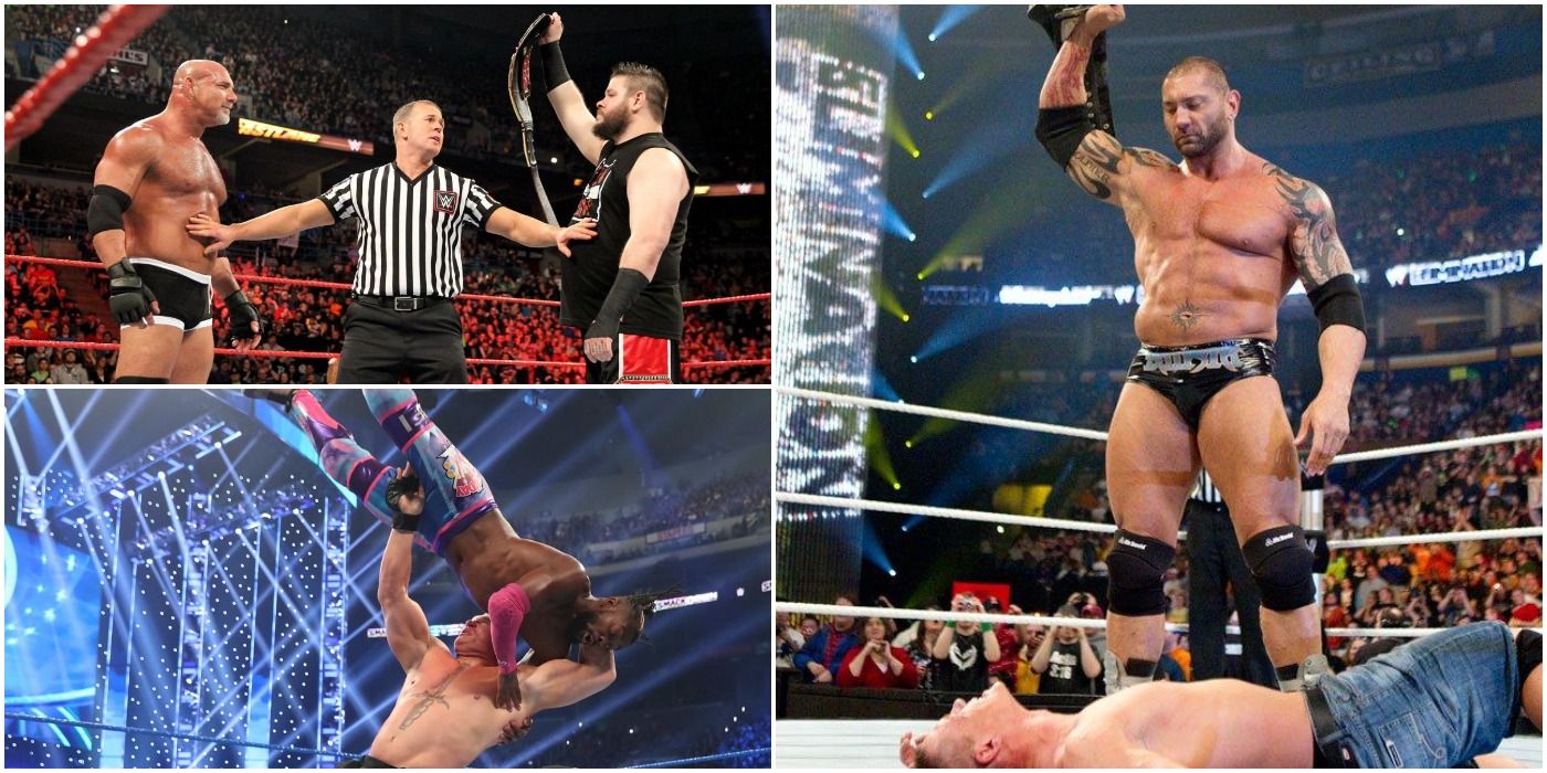 10 Shortest World Title Matches In WWE History (That Didn't Involve A Money In The Bank Cash-In) Featured Image