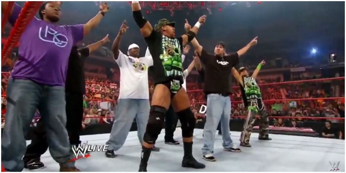 Ben Roethlisburger in WWE ring on RAW with DX