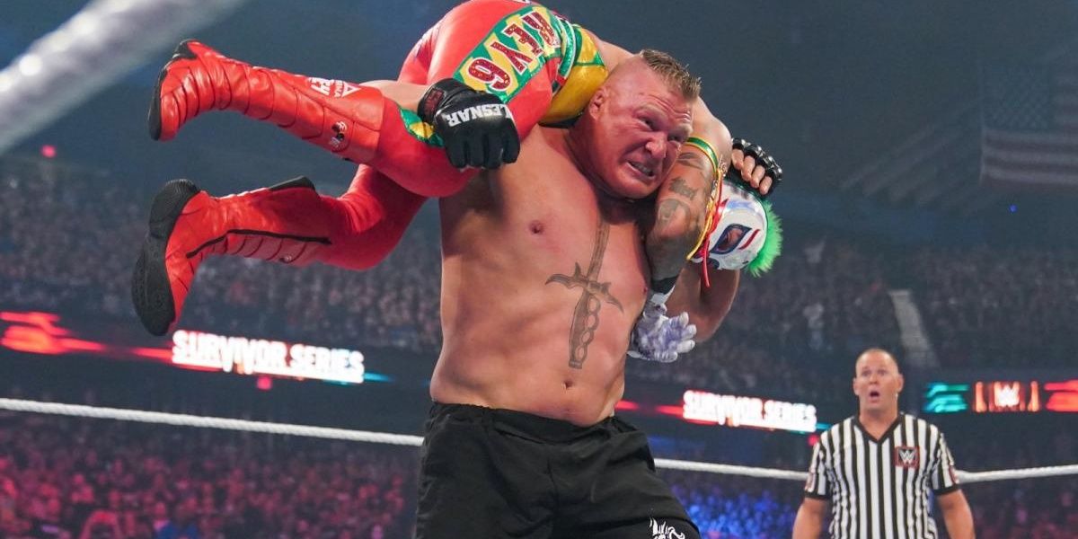 Brock Lesnar v Rey Mysterio Survivor Series 2019 Cropped
