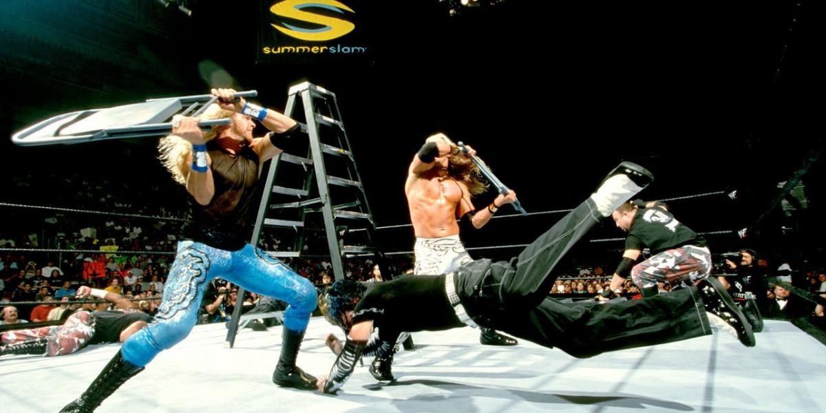 Edge & Christian v The Dudley Boyz v The Hardy Boyz SummerSlam 2000