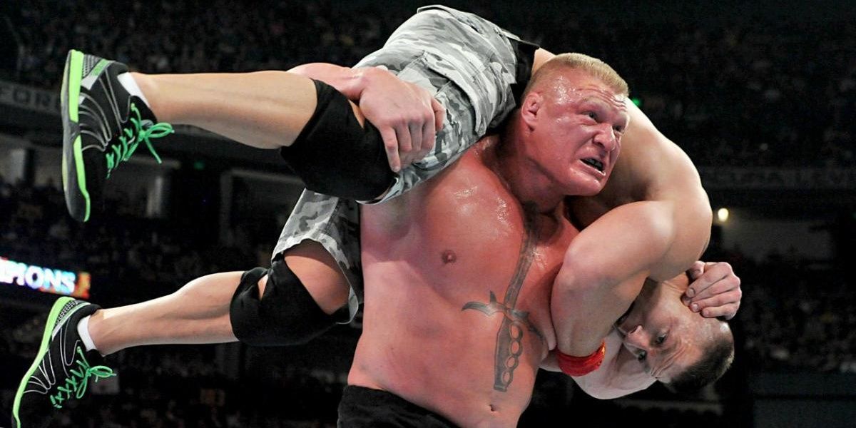 John Cena vs Brock Lesnar at Night Of Champions Cropped