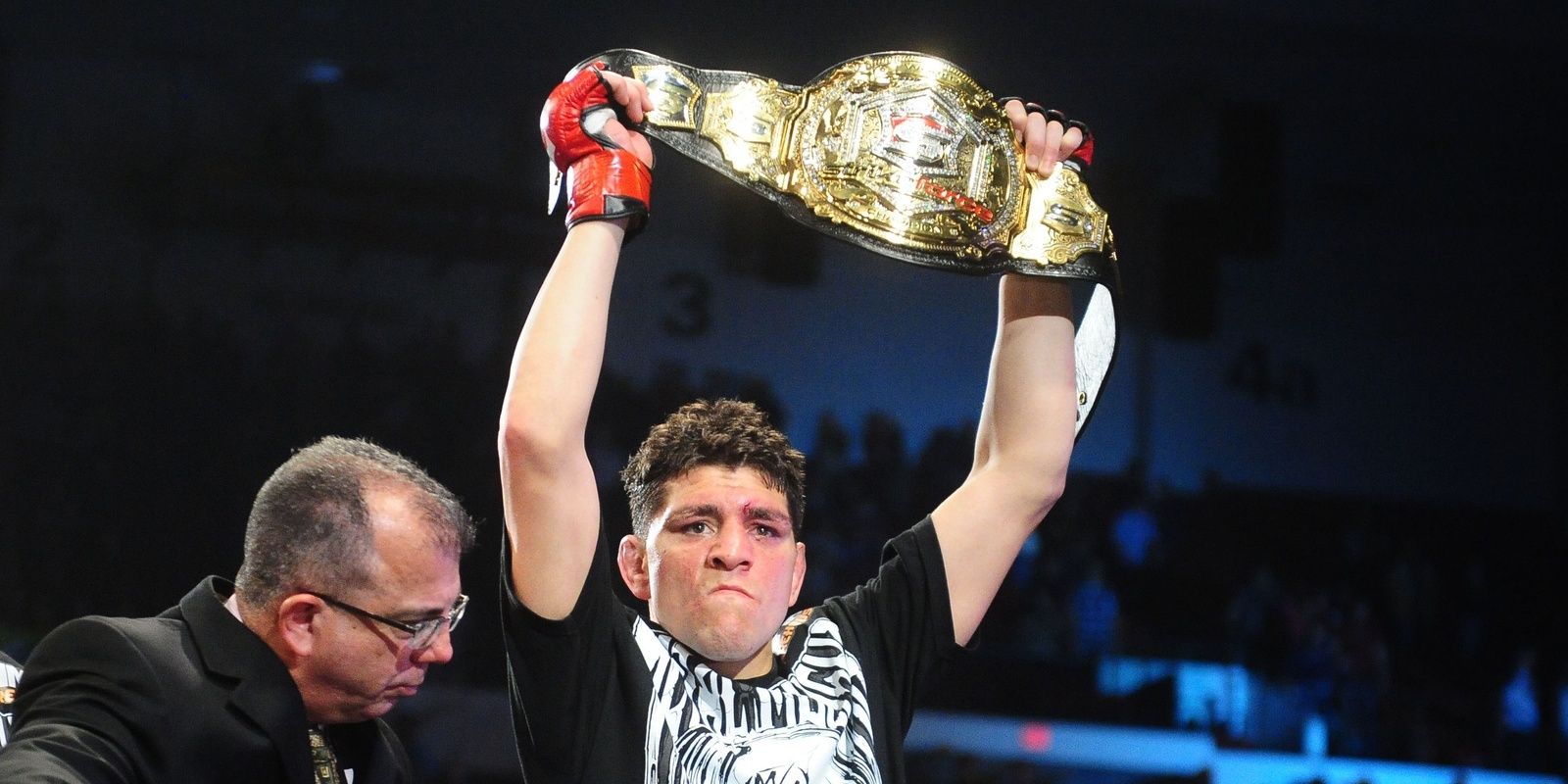 Nick Diaz as Strikeforce Welterweight Champion Cropped