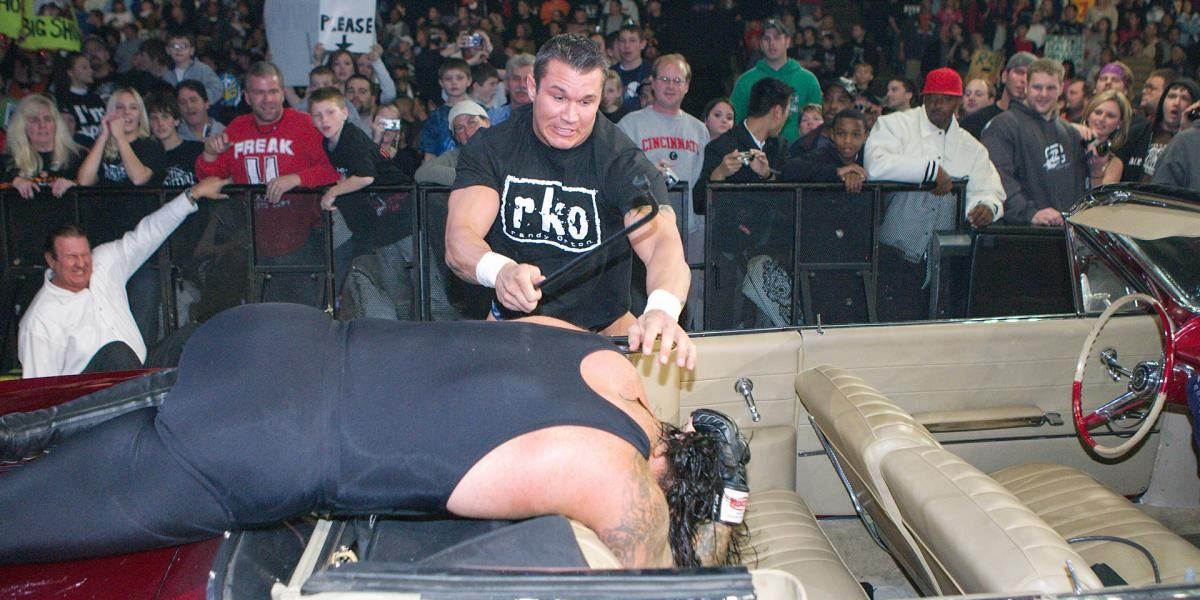 Randy Orton Attacks Undertaker