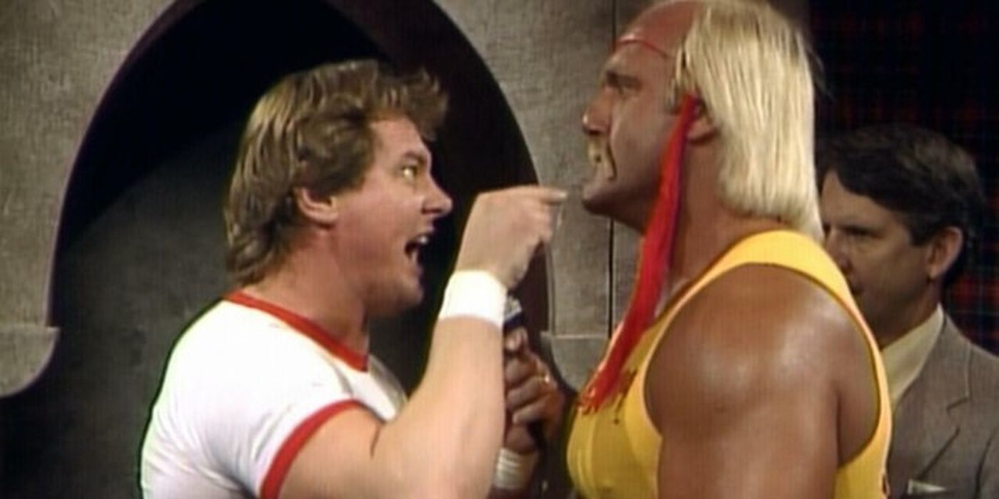 Roddy Piper teeing off on Hulk Hogan