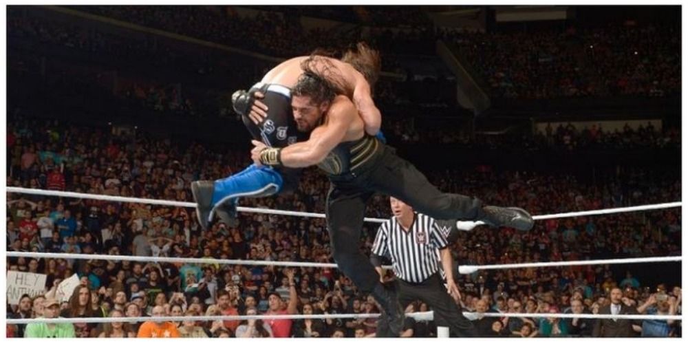 Roman Reigns vs AJ Styles Extrme Rules match