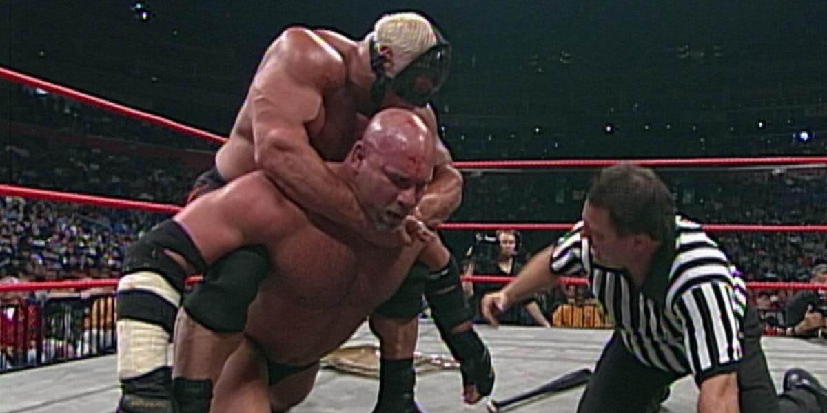 Scott Steiner Beats Goldberg