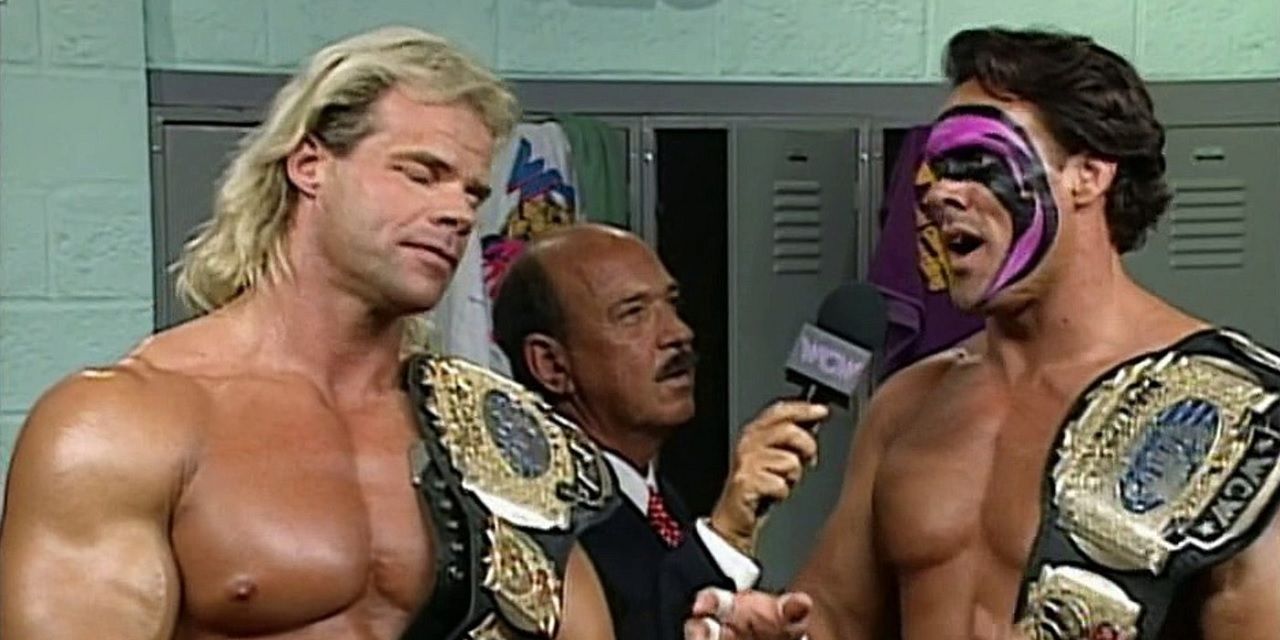 Sting and Lex Luger WCW Tag Team Champions