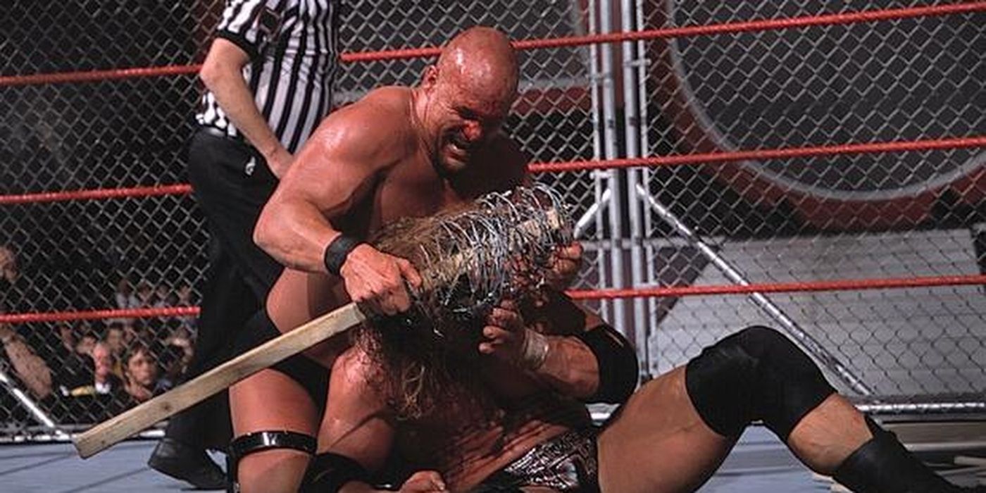 Stone Cold Steve Austin Vs Triple H No Way Out 2001 Cropped