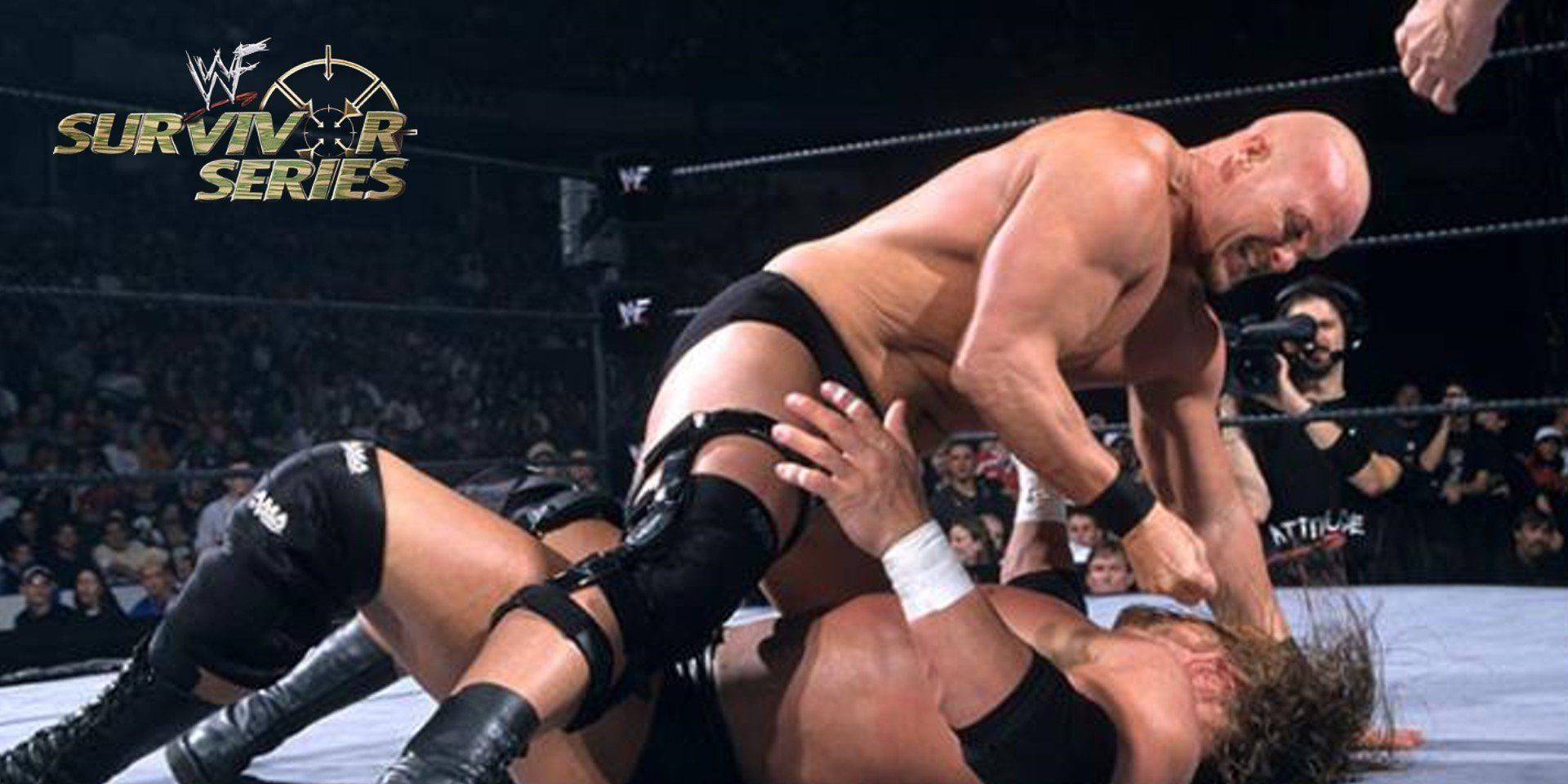 Stone Cold v Triple H Survivor Series 2000 Cropped