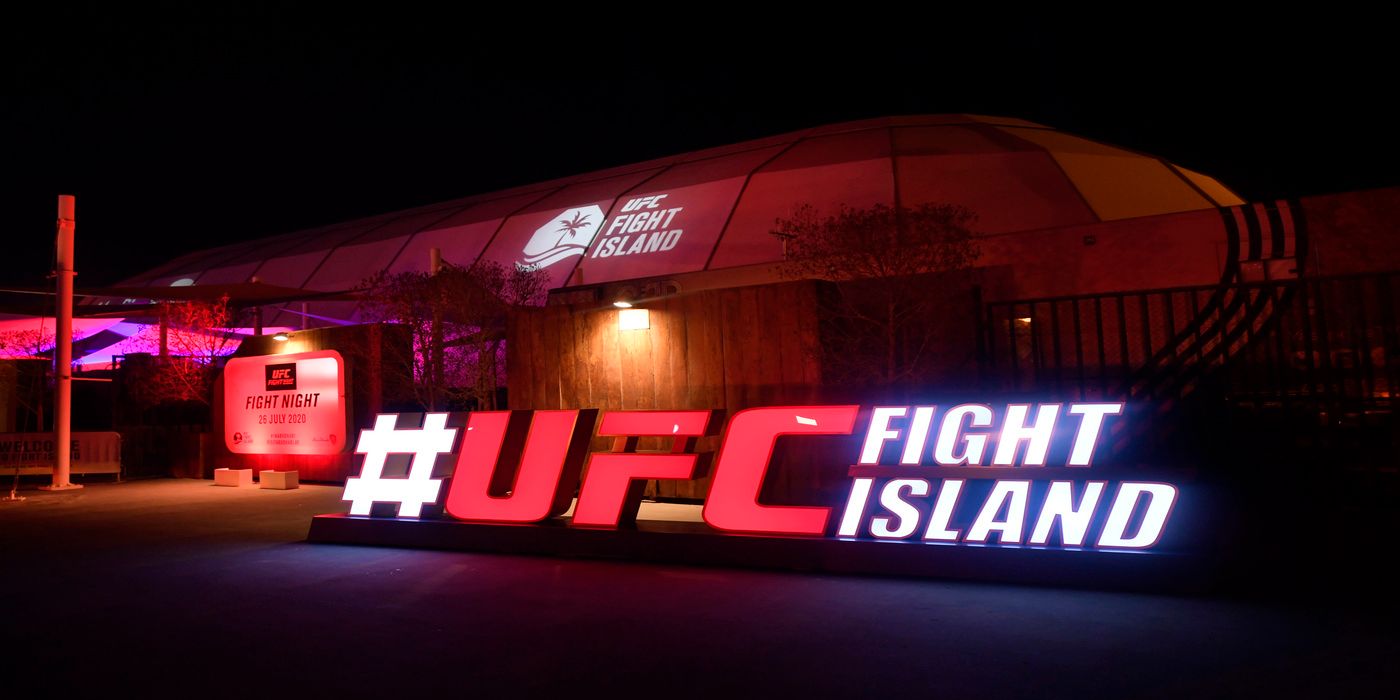 UFC 251 Fight Island Sign