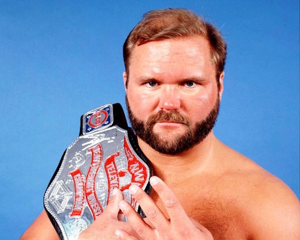 Arn Anderson with the NWA TV Championship