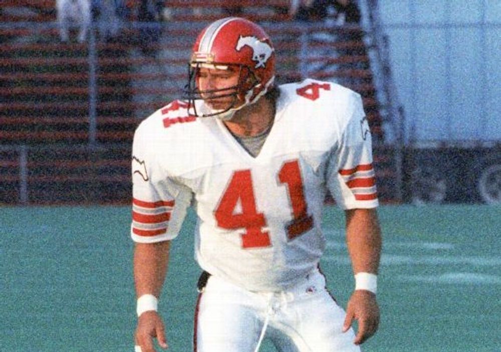 Brian Pillman playing for the Canadian Football League