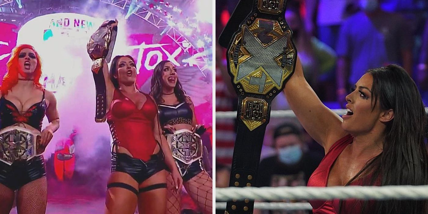 Mandy Rose Ends Raquel Gonzalez's 203-Day Reign As NXT Women's Ch...