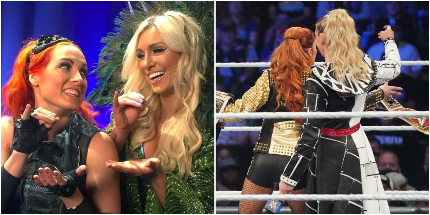 Becky Lynch and Charlotte Flair have been the center of drama after their t...