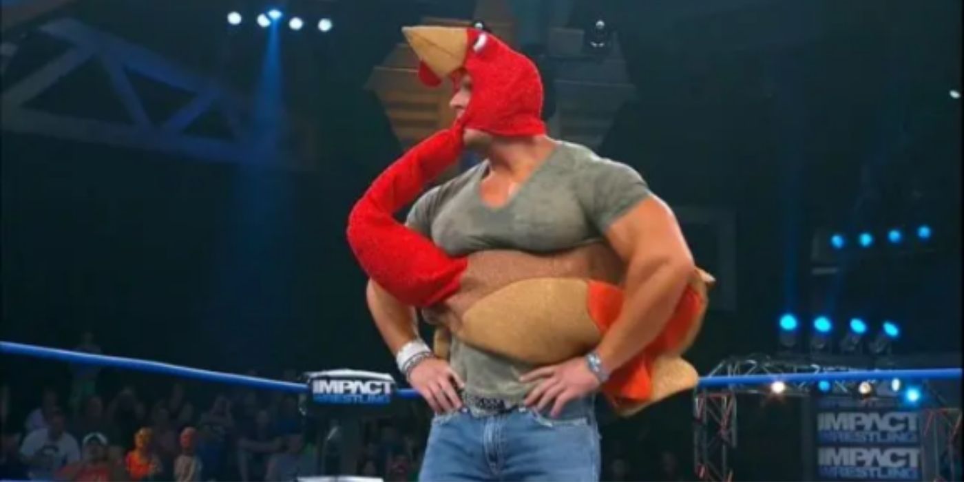 A History Of Impact Wrestling S Shameful Thanksgiving Turkey Outfit